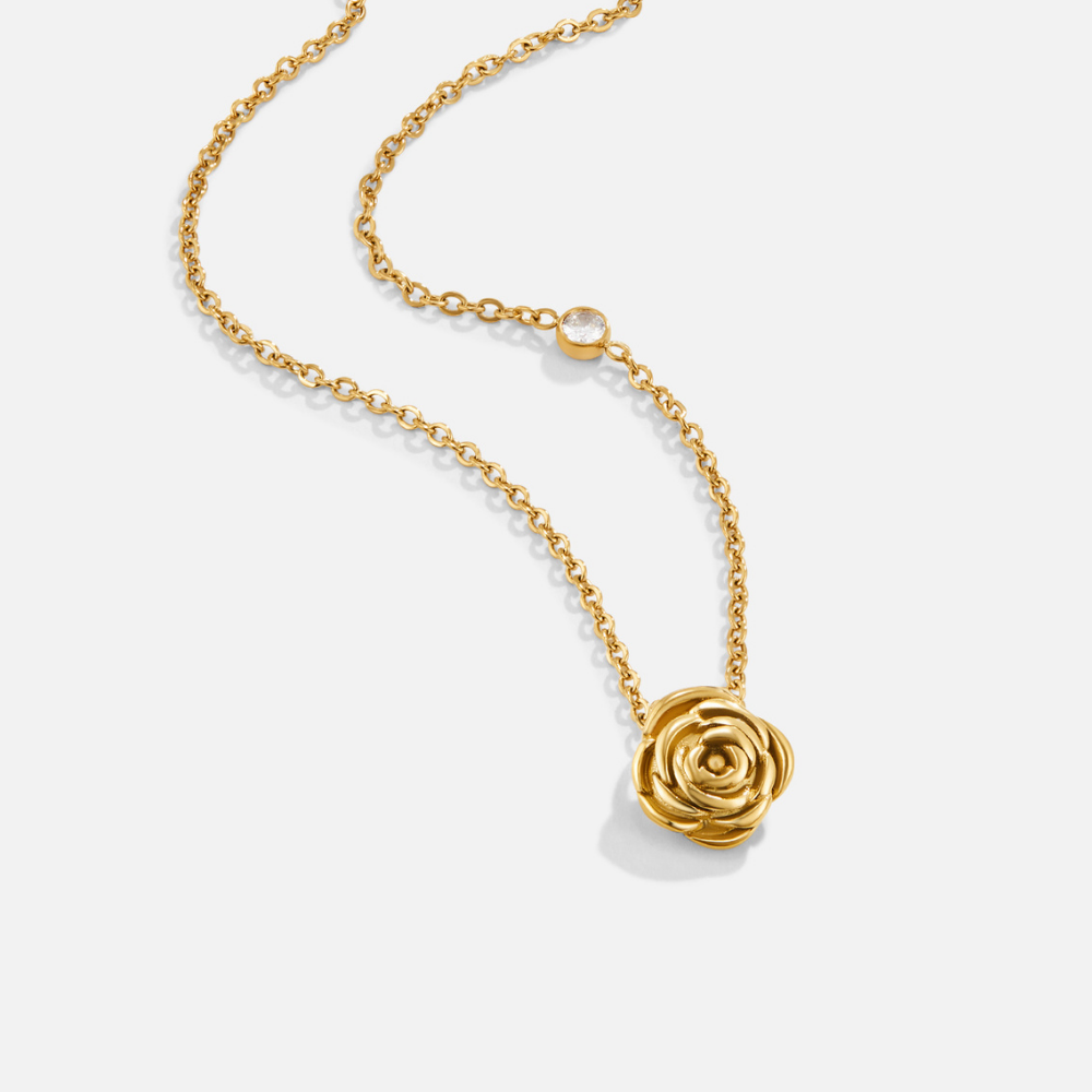 Rose Gold Pendant Necklace