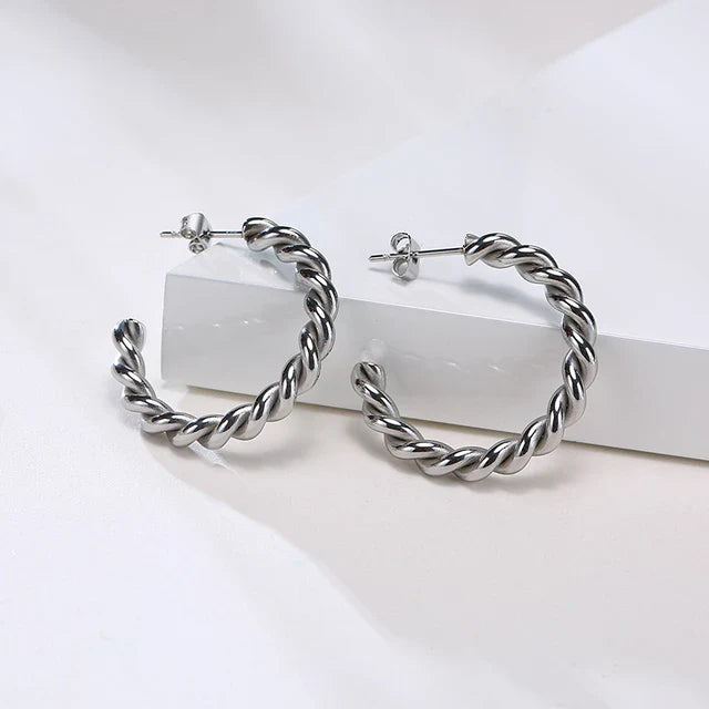 Boucles d'Oreilles Hoop Pâtisserie