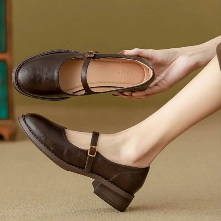 Rachel | Classic Comfort Mary Janes Made Of Leather