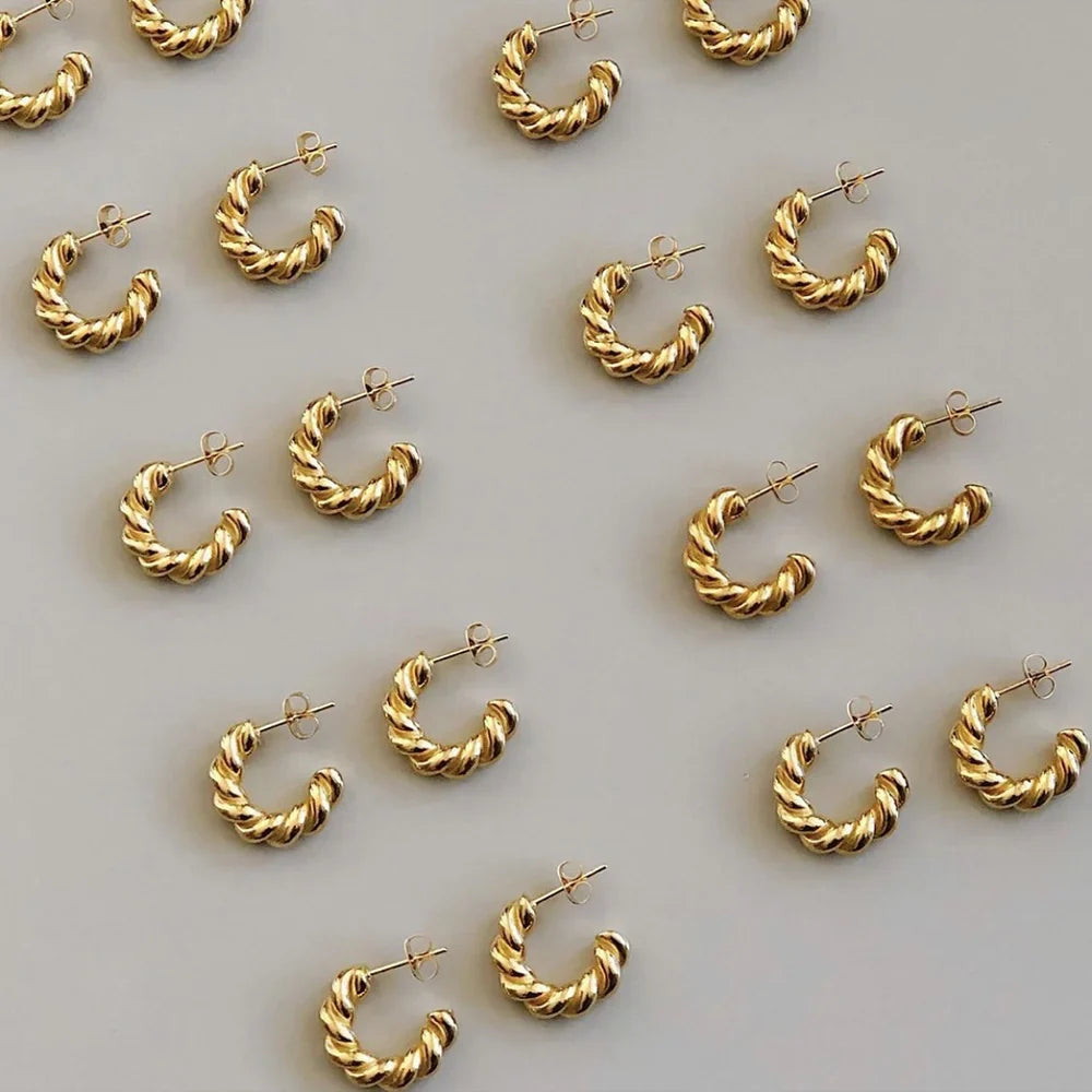 Boucles d'Oreilles Hoop Pâtisserie