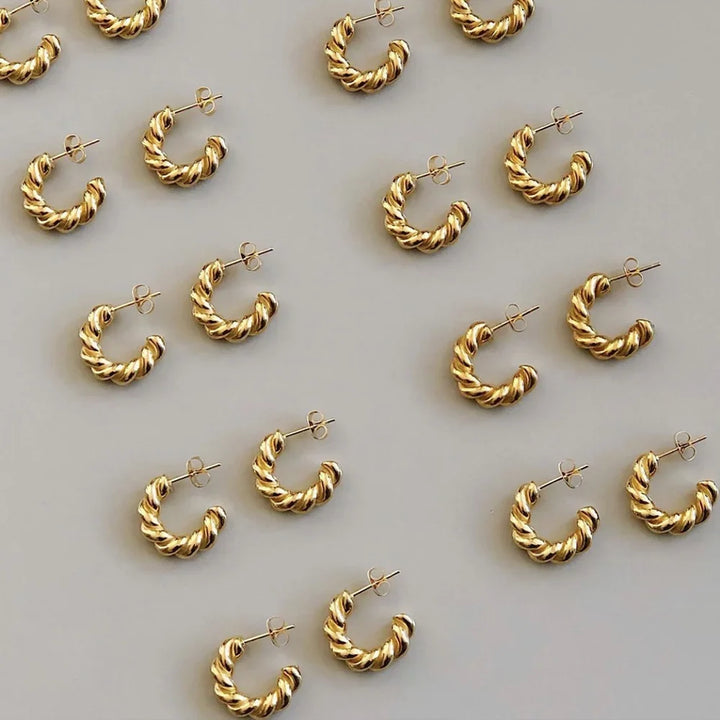 Boucles d'Oreilles Hoop Pâtisserie