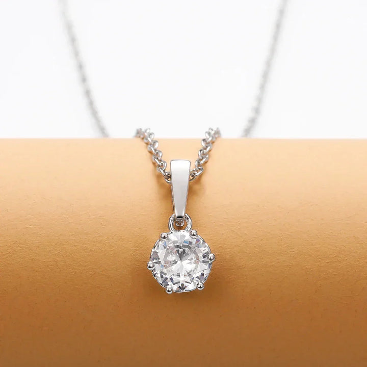 Classic Zirconium Pendant Necklace