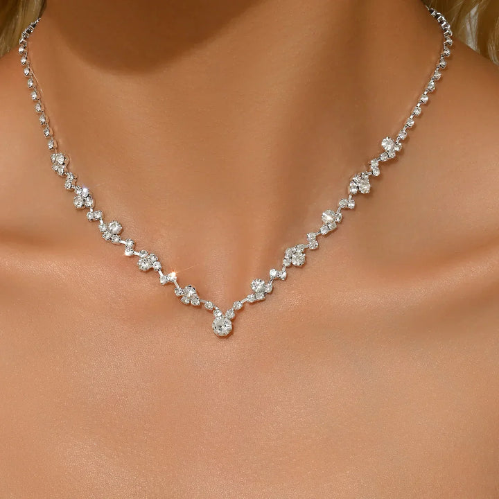 Elegant Diamond Wedding Necklace