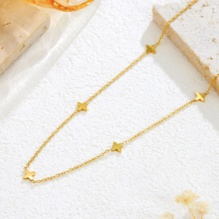 Necklace with Golden Star Pendant