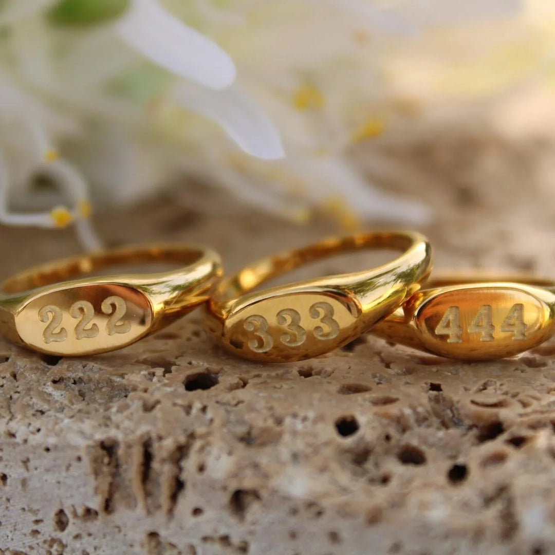 Bague Signe de Numéro d'Ange Angelica®