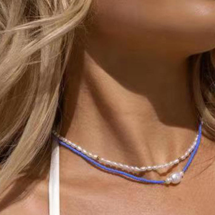 Choker Aloha en Perles et Or