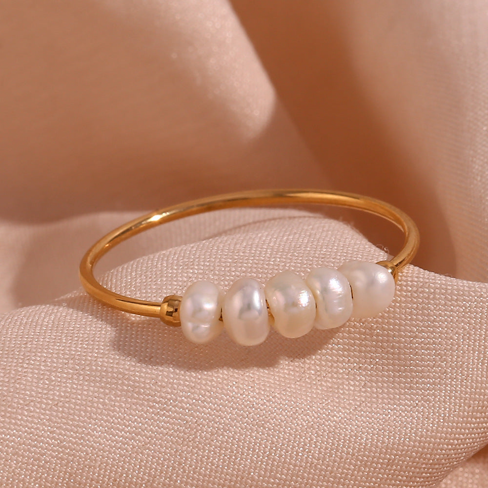 Ariel Mini Pearl Ring