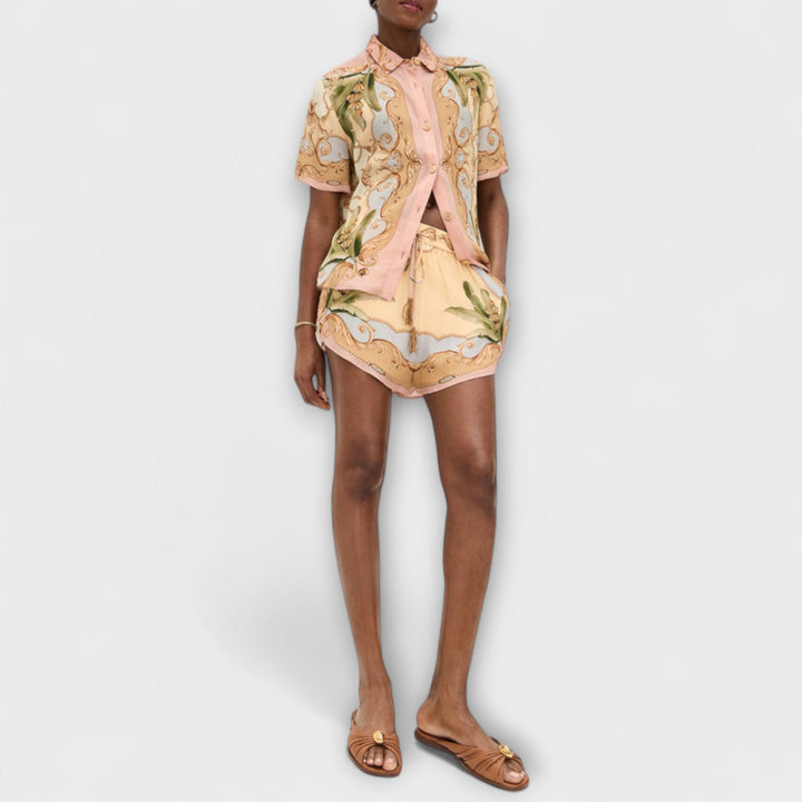 Maren - Vintage Botanical Kaleidoscope Print Set