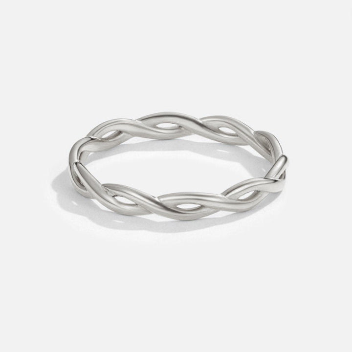 Infinity Spinning Ring 18K Silver