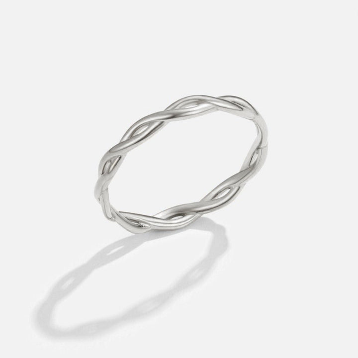 Infinity Spinning Ring 18K Silver
