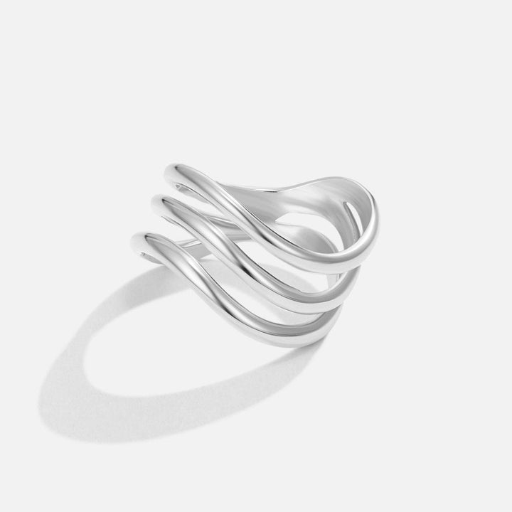 Kiya Stacked Silver Ring