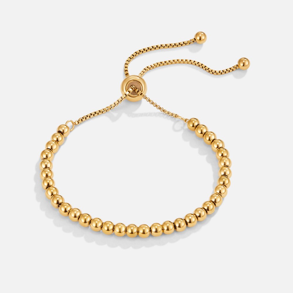 Nila Bead Bracelet in Gold