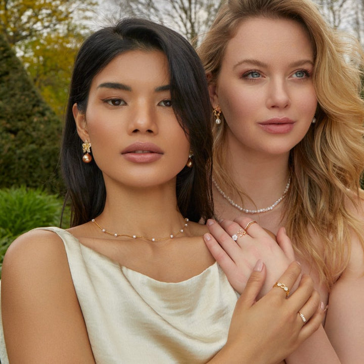 Queen Golden Pearl Necklace