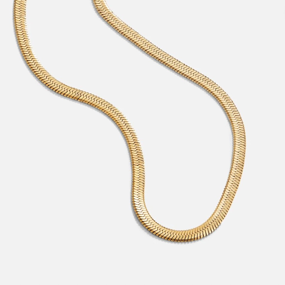 Gold Snake Chain Necklace