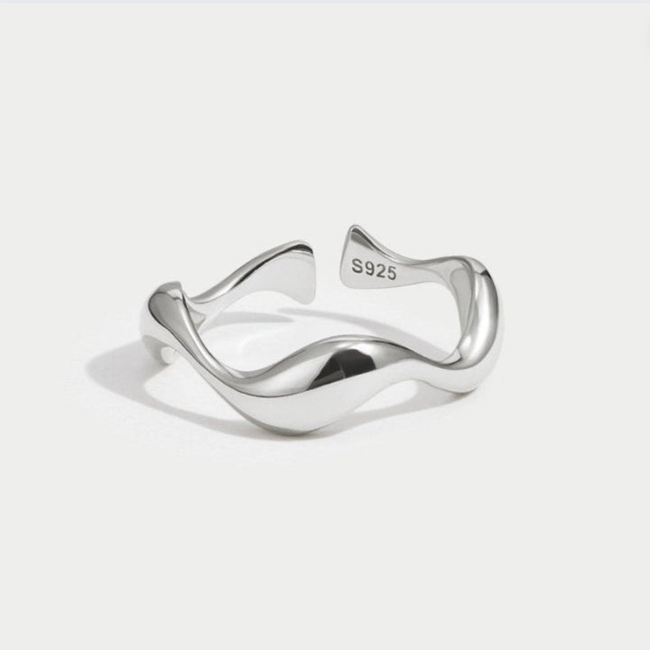 Silver Waves Ring